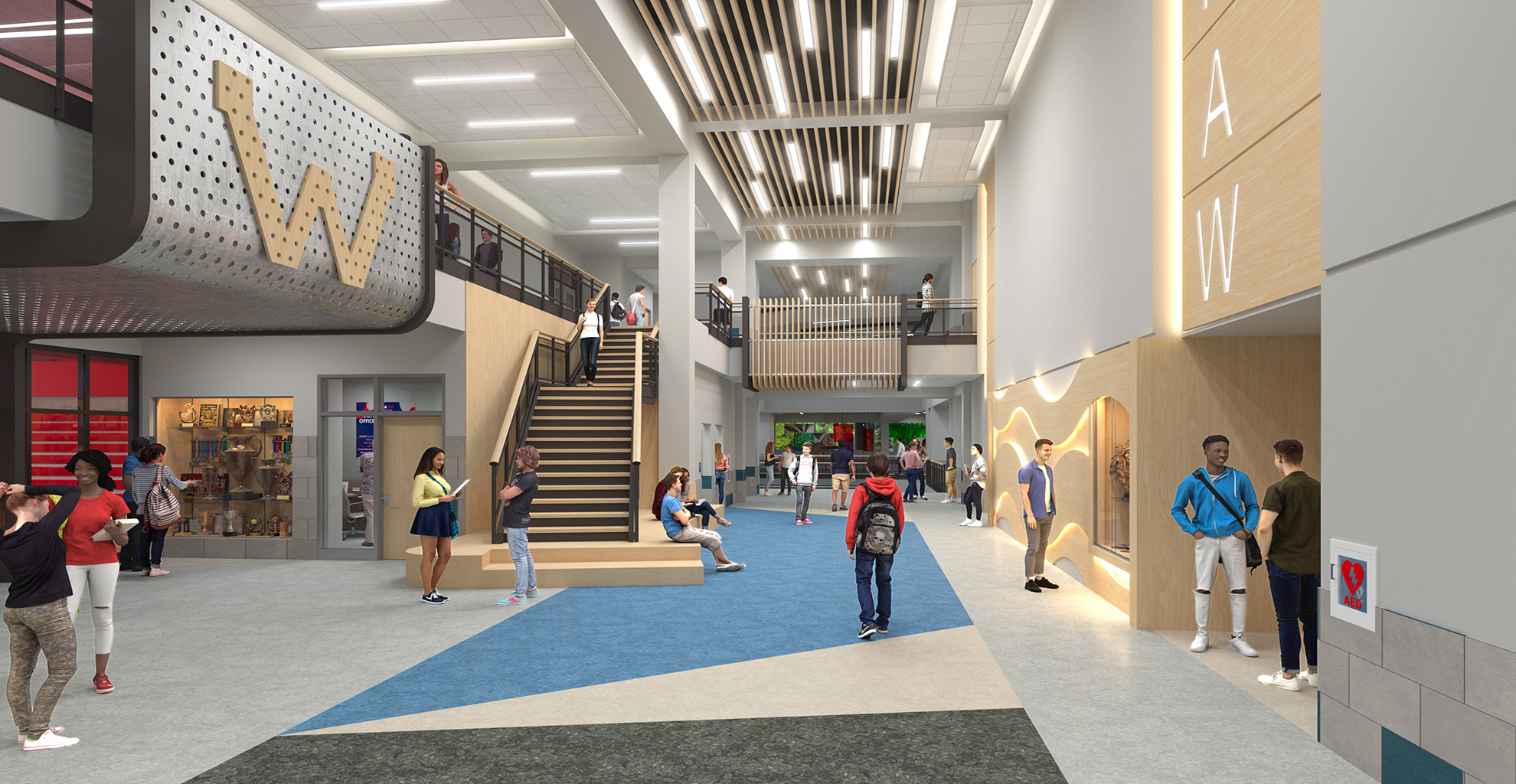 Watertown HS Interior XR3D Studios