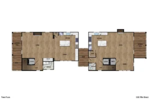 Colorized 2D floor plan: 110 70th Street 2D Colorized Floor Plan — Page 03