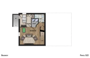 Colorized 2D floor plan: 550 2D Colorized Floor Plan — Page 03