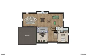 Colorized 2D floor plan: 7 White Oak 2D Colorized Floor Plan V2 — Page 03