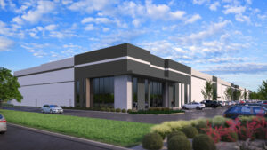 Commercial exterior rendering of Lower Kirby Building 1