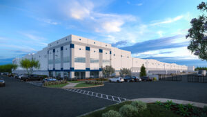 Commercial exterior rendering of MFBC Building 19