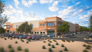 Commercial exterior rendering of NOMAC Front