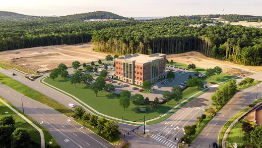 Bancorp South Chenal Valley Aerial — XR3D visualization