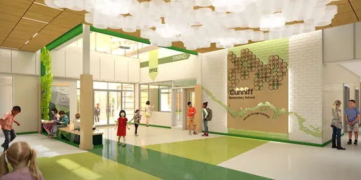 Cunniff Elementary School Lobby — XR3D visualization