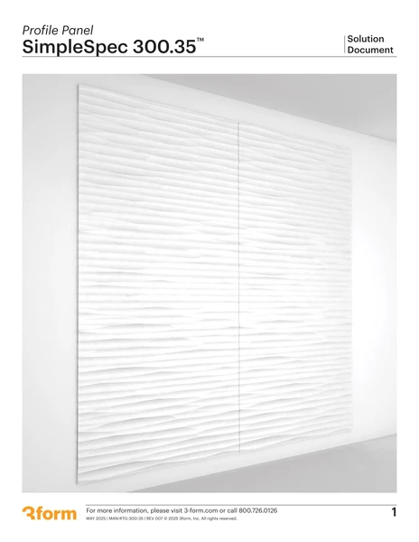 Profile Panel · SimpleSpec 300.35 document cover